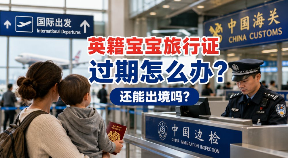 3岁英籍宝宝中国旅行证过期怎么办？还能离境吗？英国护照为什么不能直接出境？（2026最新实务解析）