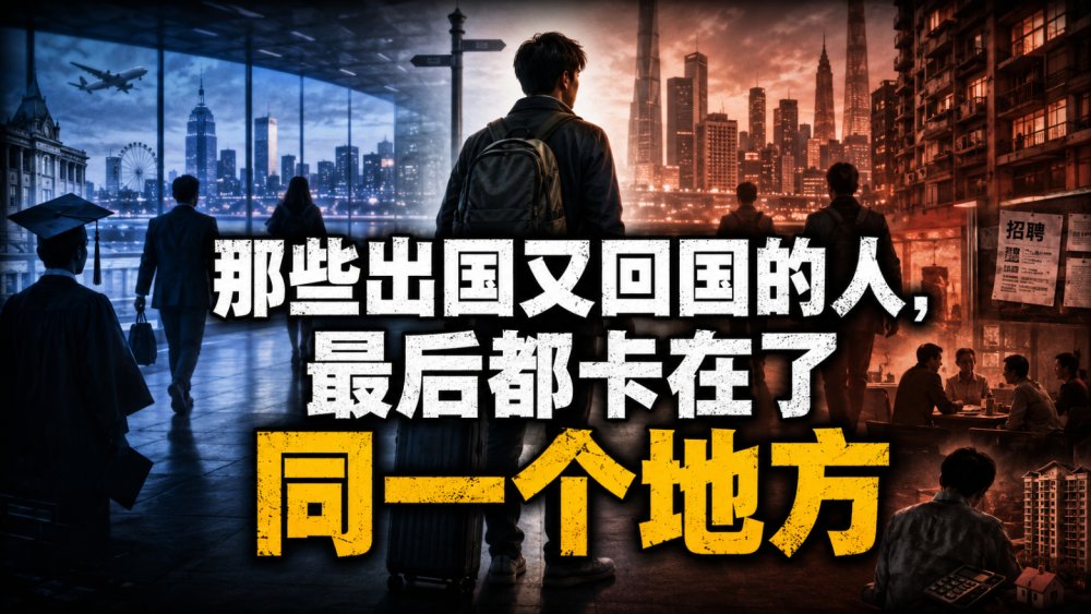 那些出国又回国的人，最后都卡在了同一个地方！最难的是接受生活的不完美...