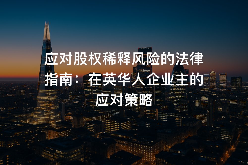 应对股权稀释风险的法律指南：在英华人企业主的应对策略