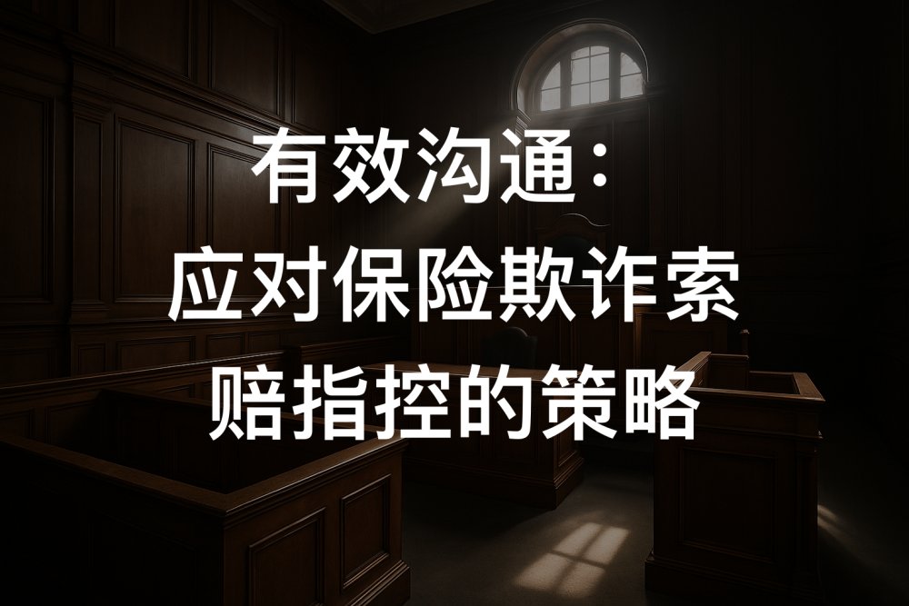 有效沟通：应对保险欺诈索赔指控的策略