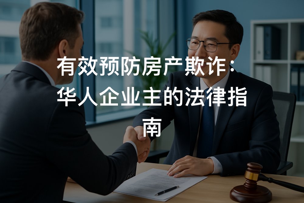 有效预防房产欺诈：华人企业主的法律指南