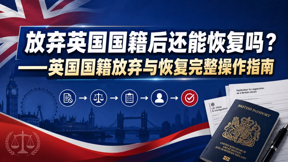 放弃英国国籍后还能恢复吗？——英国国籍放弃与恢复完整操作指南