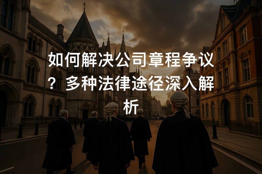 如何解决公司章程争议？多种法律途径深入解析