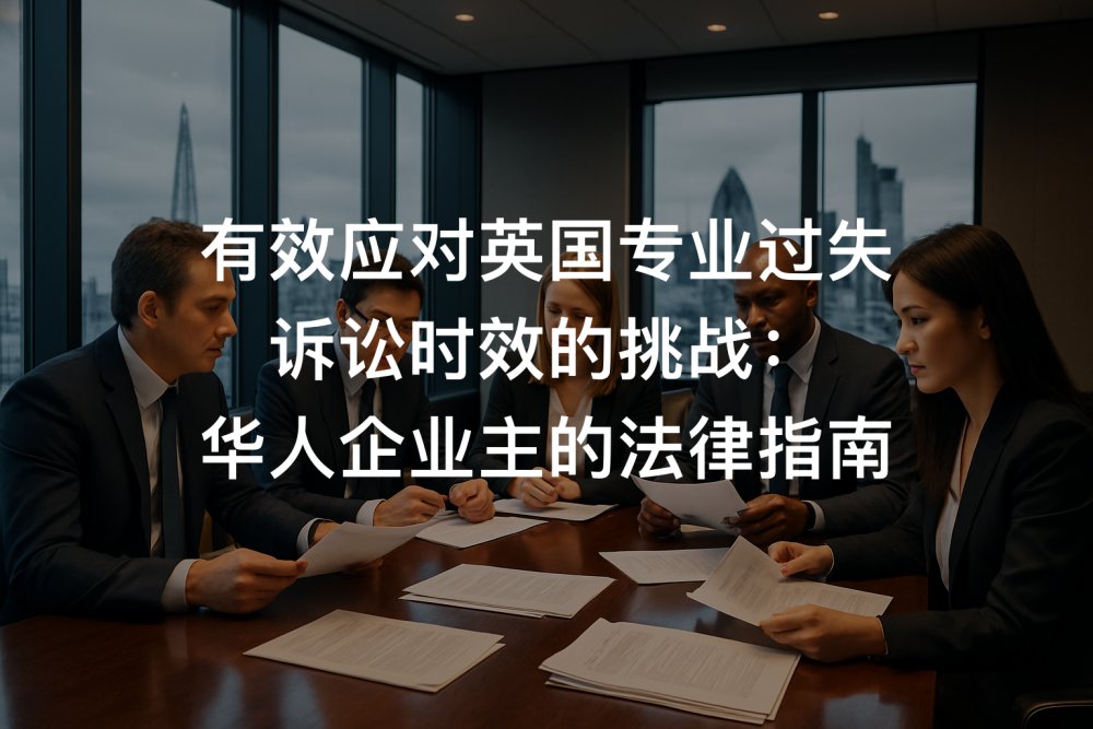 有效应对英国专业过失诉讼时效的挑战：华人企业主的法律指南