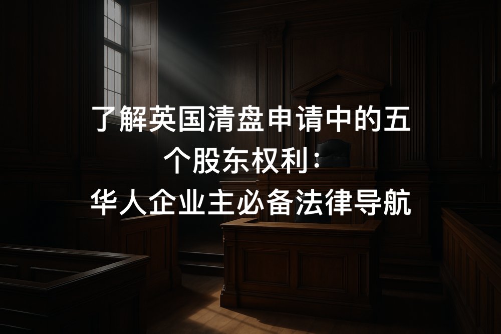 了解英国清盘申请中的五个股东权利：华人企业主必备法律导航