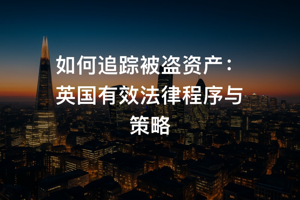 如何追踪被盗资产：英国有效法律程序与策略