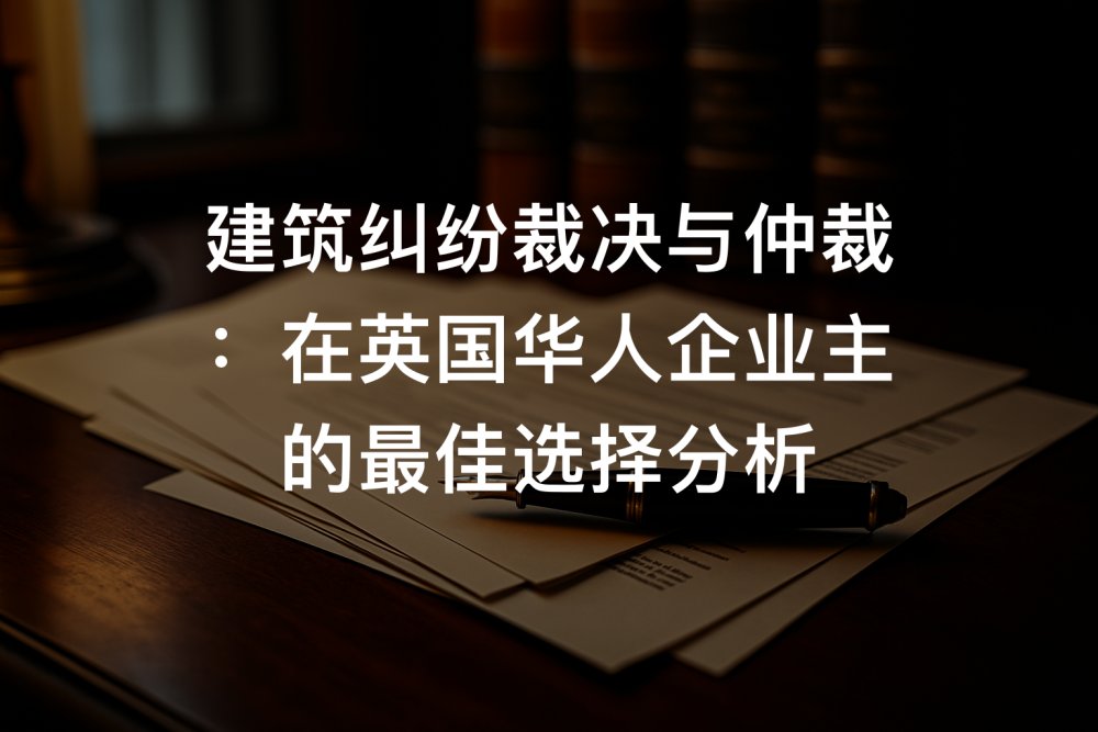 建筑纠纷裁决与仲裁：在英国华人企业主的最佳选择分析