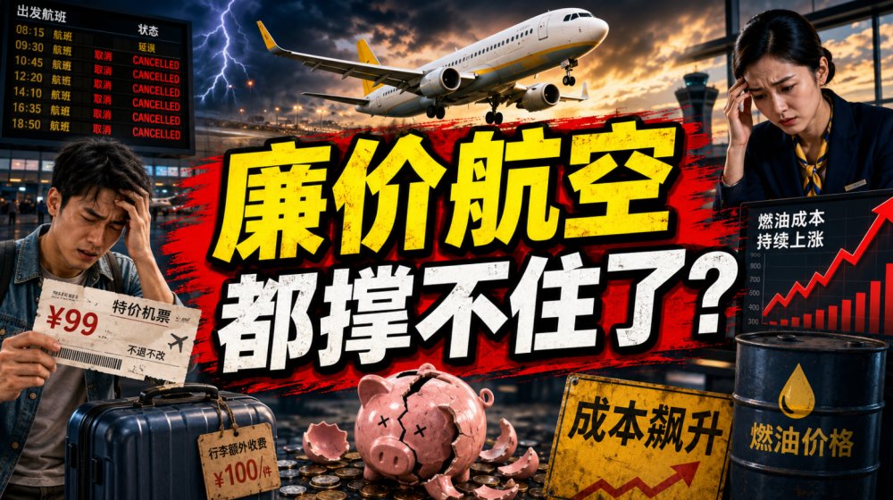 史上最严重危机！廉价航空都撑不住了？我亲自搭乘了典型的两家...