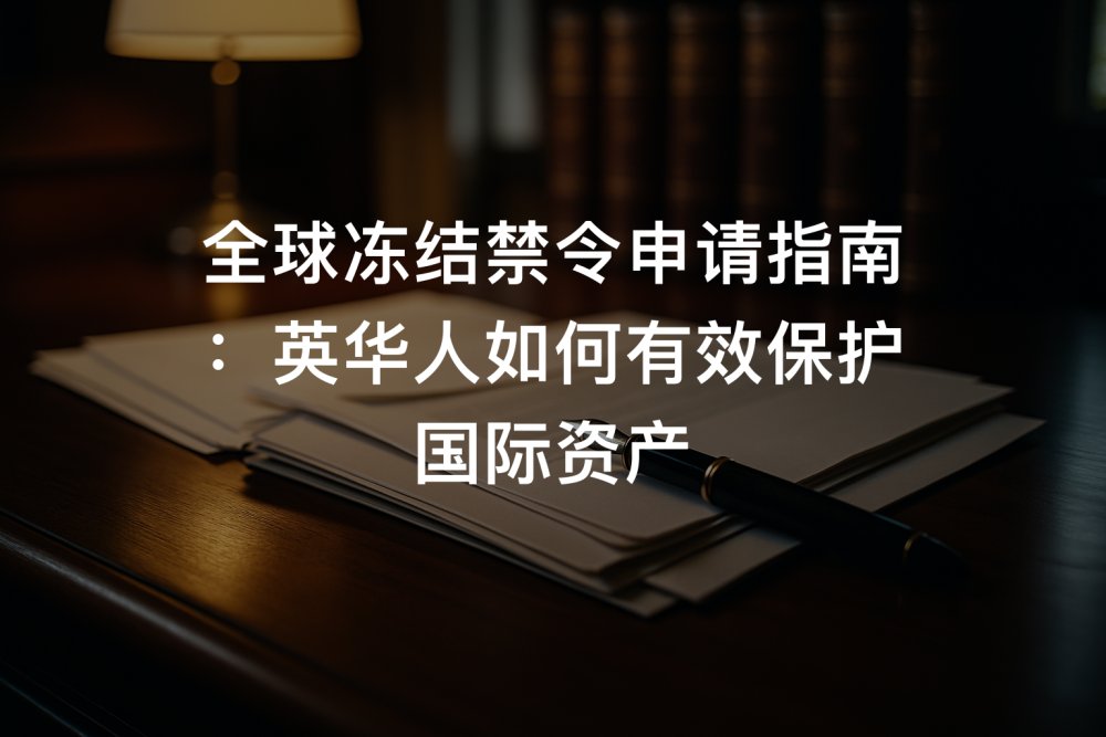 全球冻结禁令申请指南：英华人如何有效保护国际资产