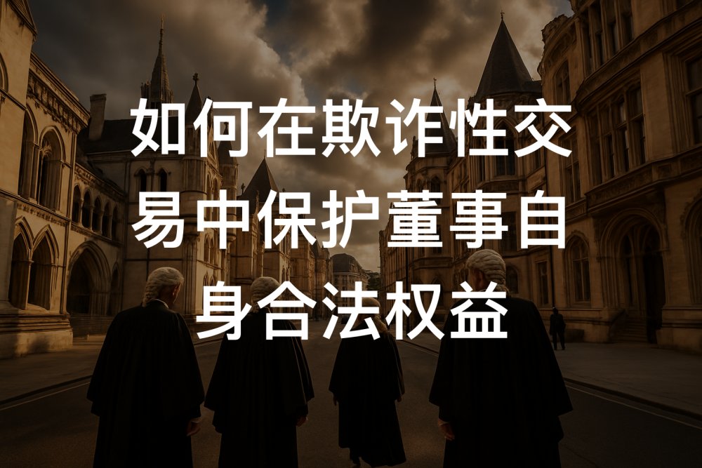 如何在欺诈性交易中保护董事自身合法权益