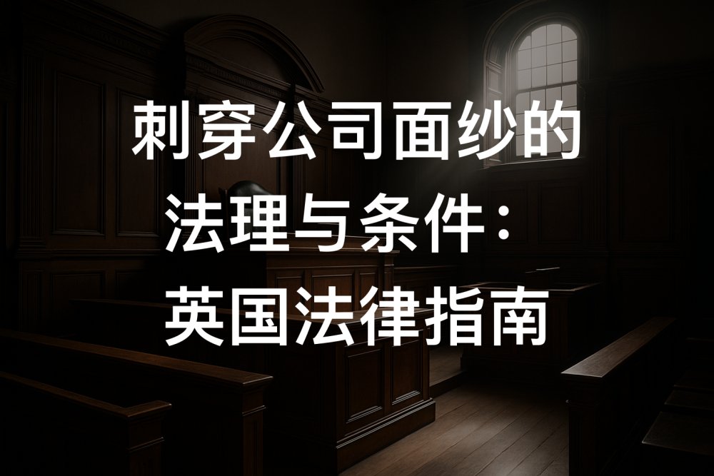 刺穿公司面纱的法理与条件：英国法律指南