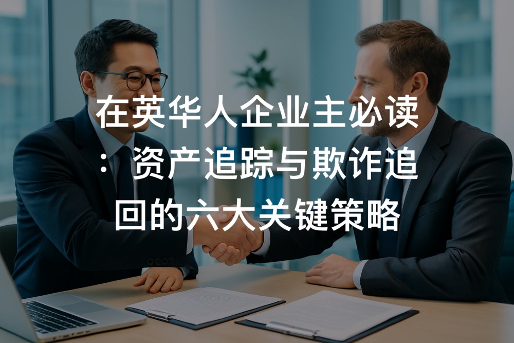 在英华人企业主必读：资产追踪与欺诈追回的六大关键策略