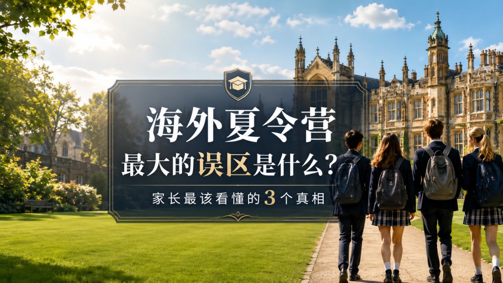 海外夏令营最大的误区是什么？家长最该看懂的3个真相