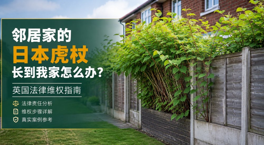 邻居家的日本虎杖（Japanese Knotweed）长到我家怎么办？英国法律维权指南