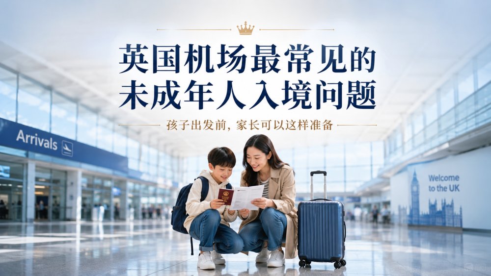 英国机场最常见的未成年人入境问题