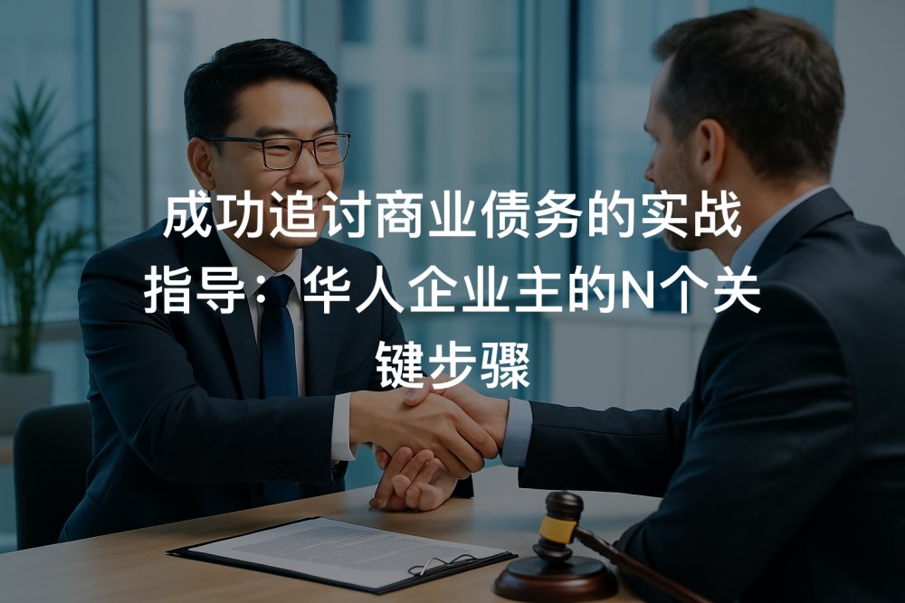 成功追讨商业债务的实战指导：华人企业主的N个关键步骤
