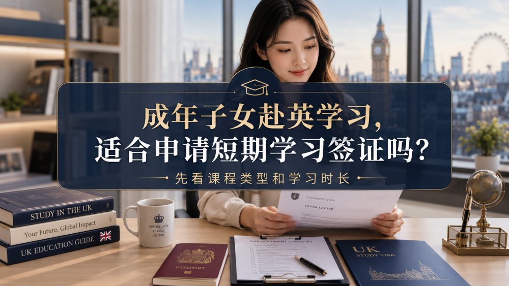 成年子女赴英学习，什么情况下适合申请英国短期学习签证？