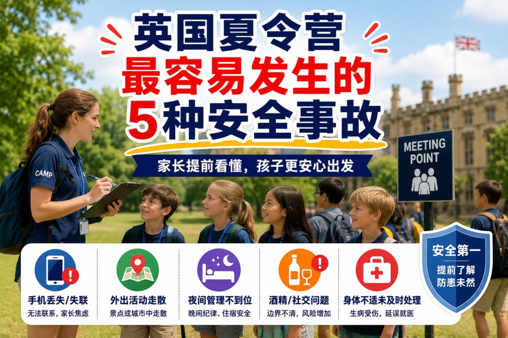 英国夏令营最容易发生的5种安全事故