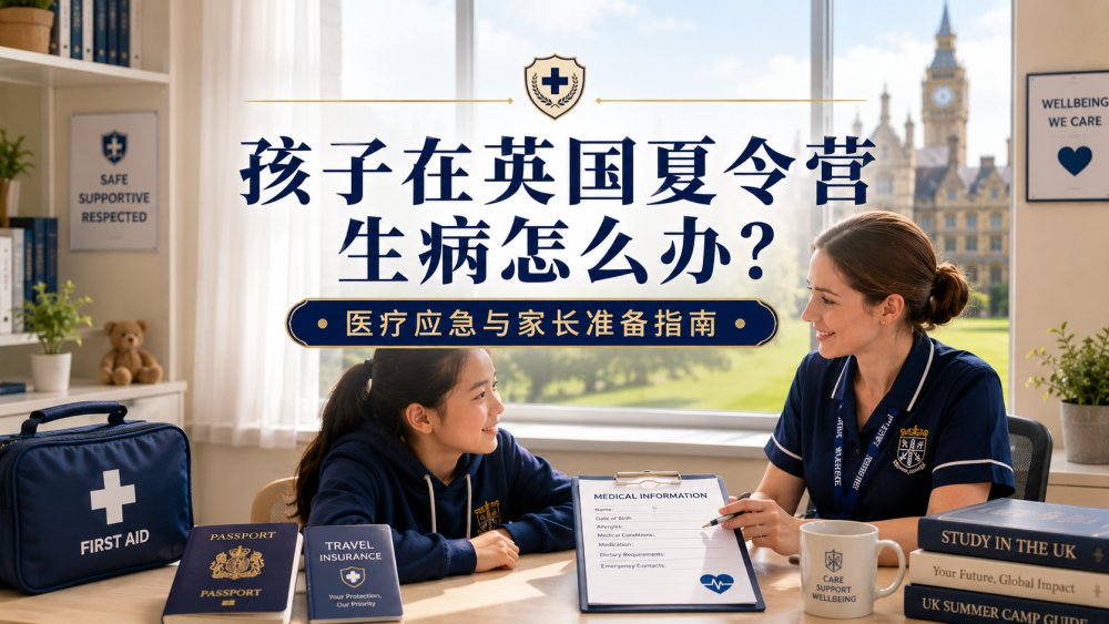 孩子在英国夏令营生病或受伤，家长应该提前准备什么？