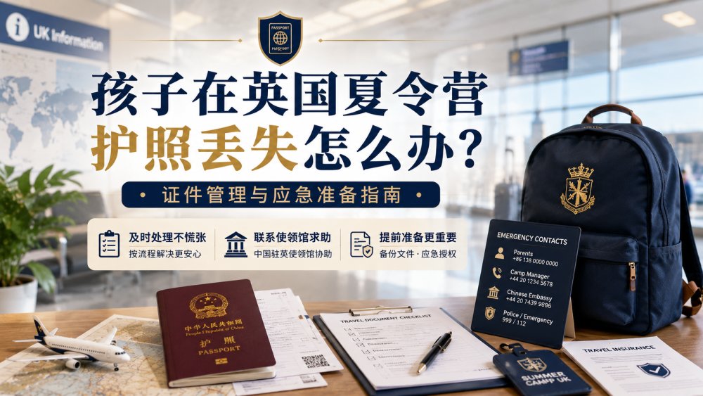 孩子在英国夏令营护照丢失怎么办？