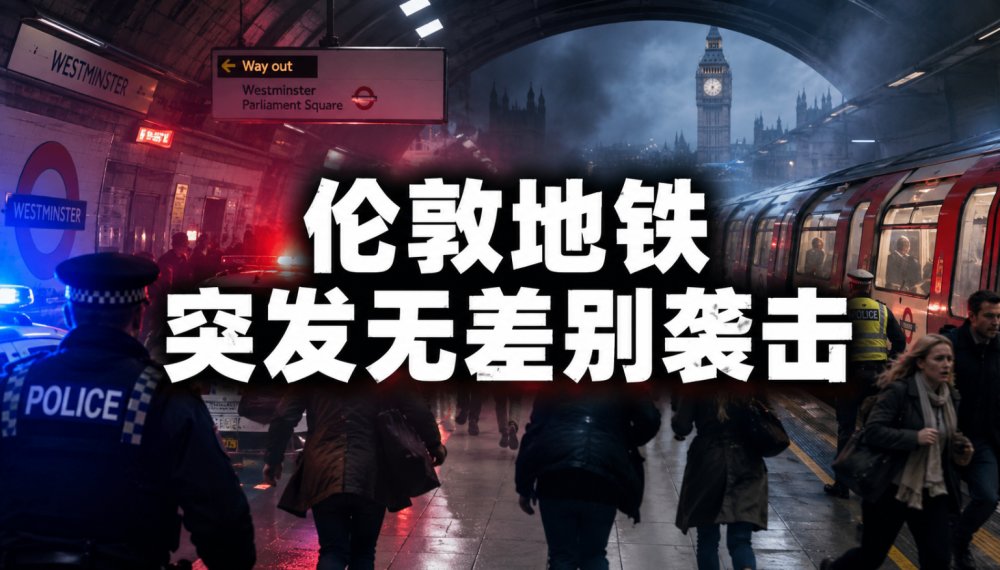 伦敦地铁突发无差别袭击！多人遭掌掴+吐口水，警方全力搜捕中...