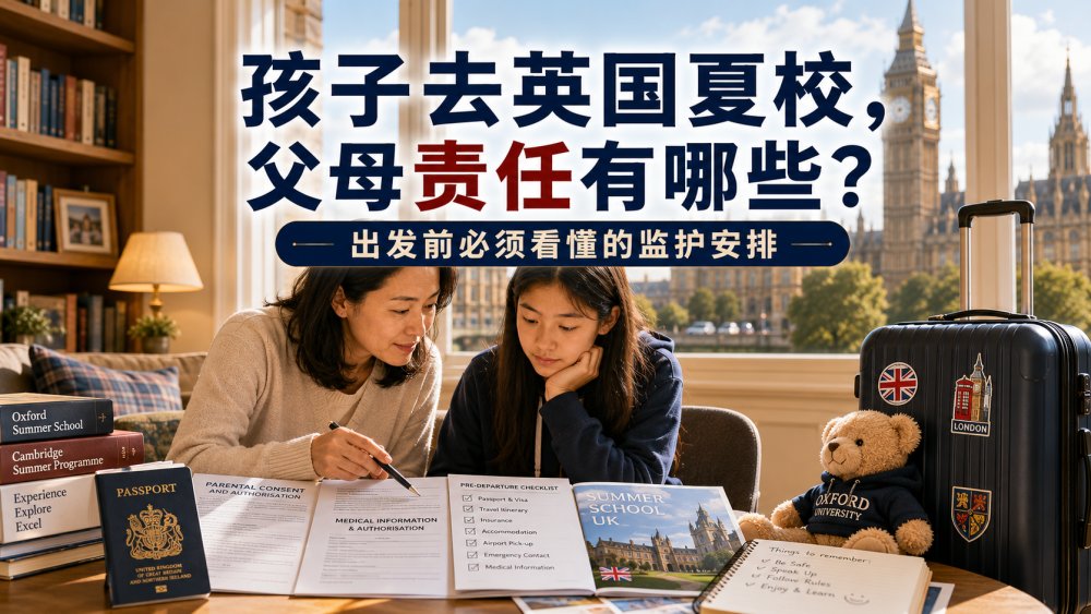 孩子去英国夏校，父母必须知道的监护责任