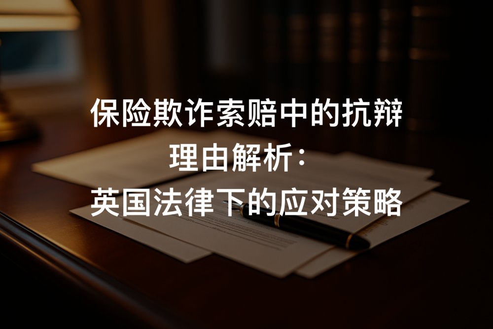 保险欺诈索赔中的抗辩理由解析：英国法律下的应对策略