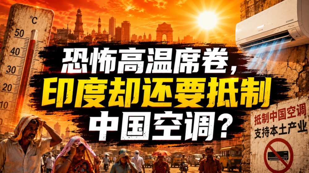 48度！3400人死亡！恐怖高温席卷，印度却还要抵制中国空调？
