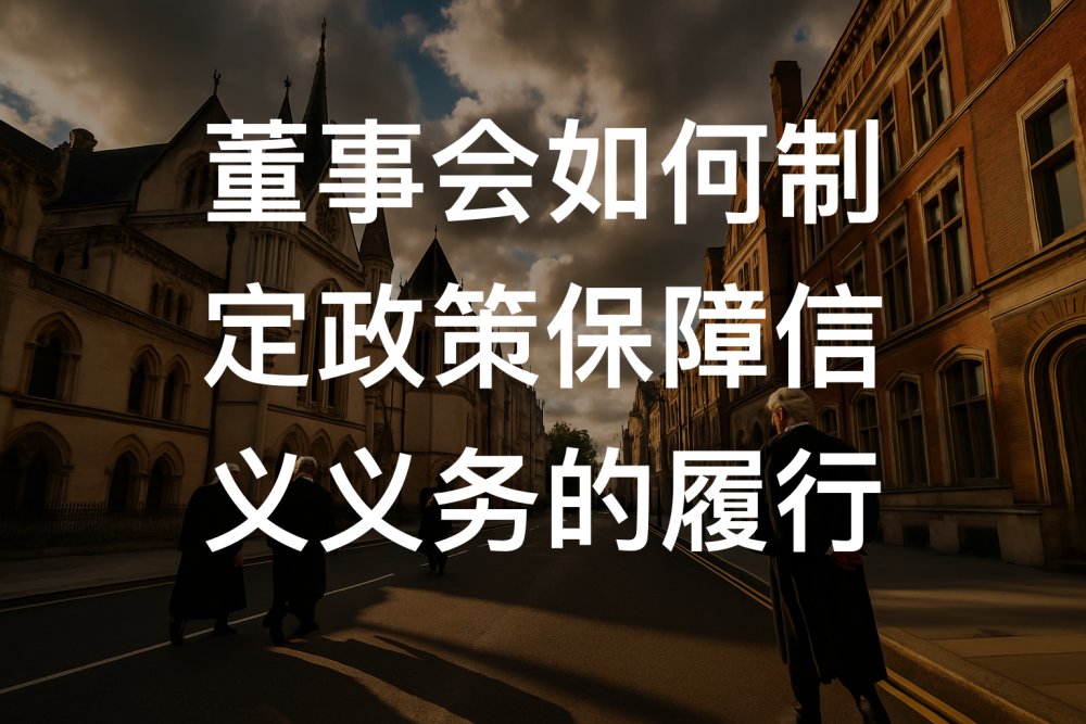 董事会如何制定政策保障信义义务的履行