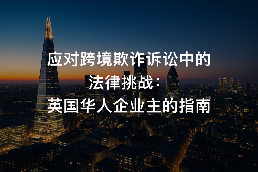 应对跨境欺诈诉讼中的法律挑战：英国华人企业主的指南