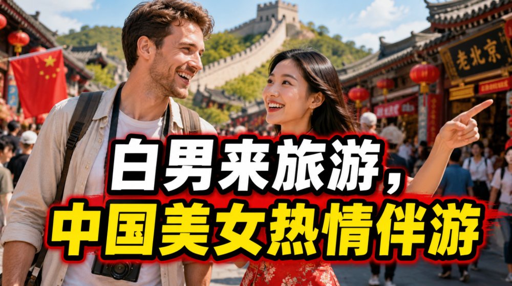 疯传！白男网红来国内旅游，中国美女热情伴游？全程亲密视频被公布...