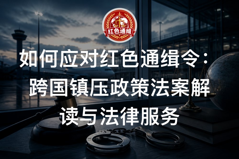 如何应对红色通缉令：跨国镇压政策法案解读与法律服务