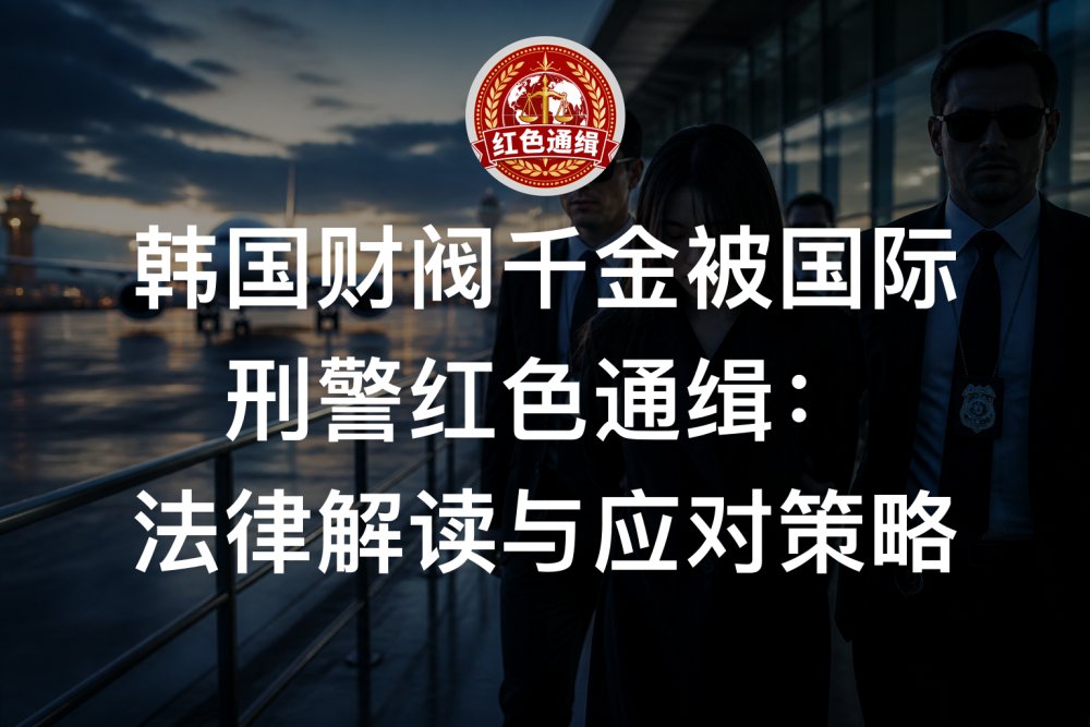韩国财阀千金被国际刑警红色通缉：法律解读与应对策略