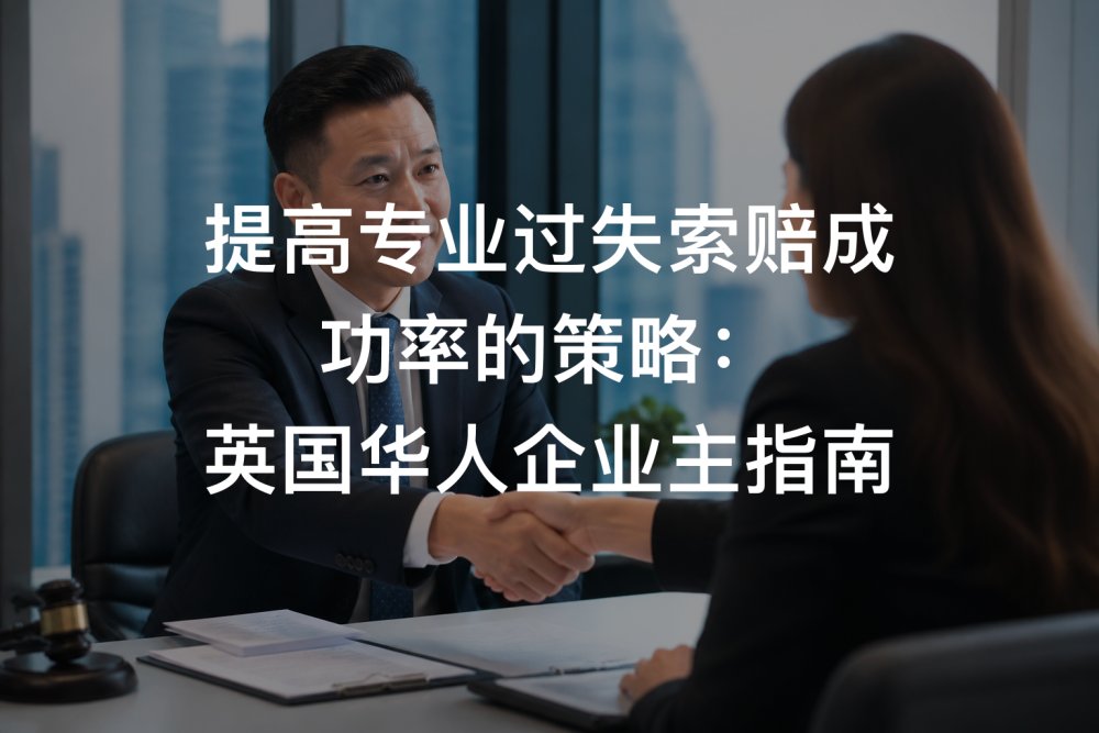 提高专业过失索赔成功率的策略：英国华人企业主指南