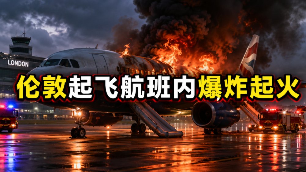 伦敦起飞航班内爆炸起火！万米高空手机突然喷火，飞机紧急降落，做错可能真的会出事...
