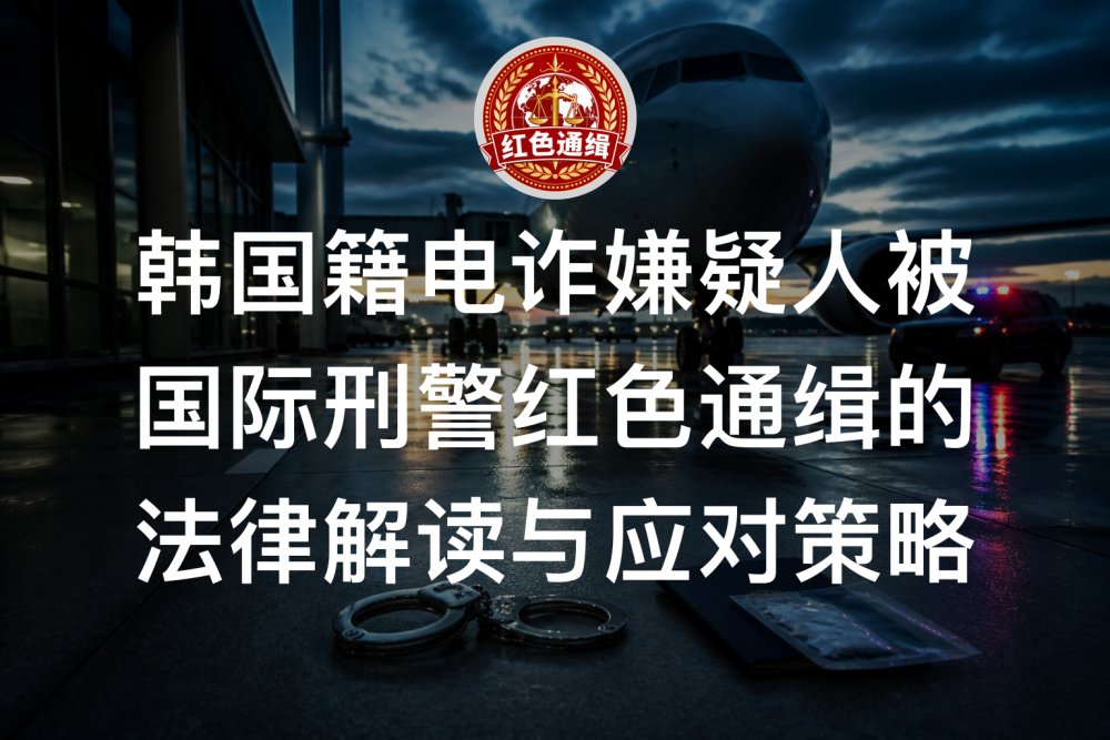 韩国籍电诈嫌疑人被国际刑警红色通缉的法律解读与应对策略