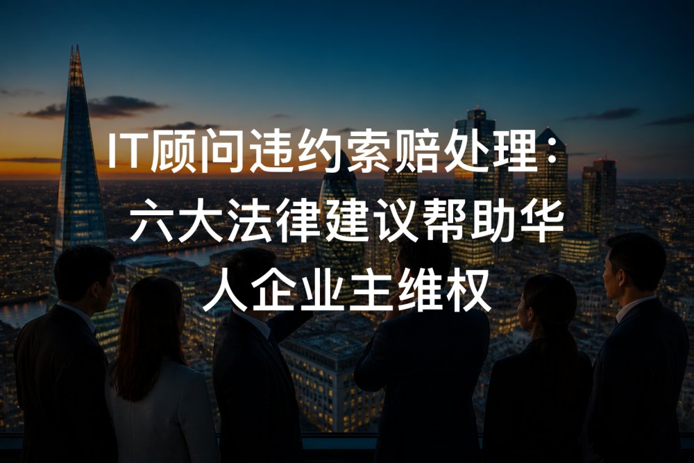 IT顾问违约索赔处理：六大法律建议帮助华人企业主维权