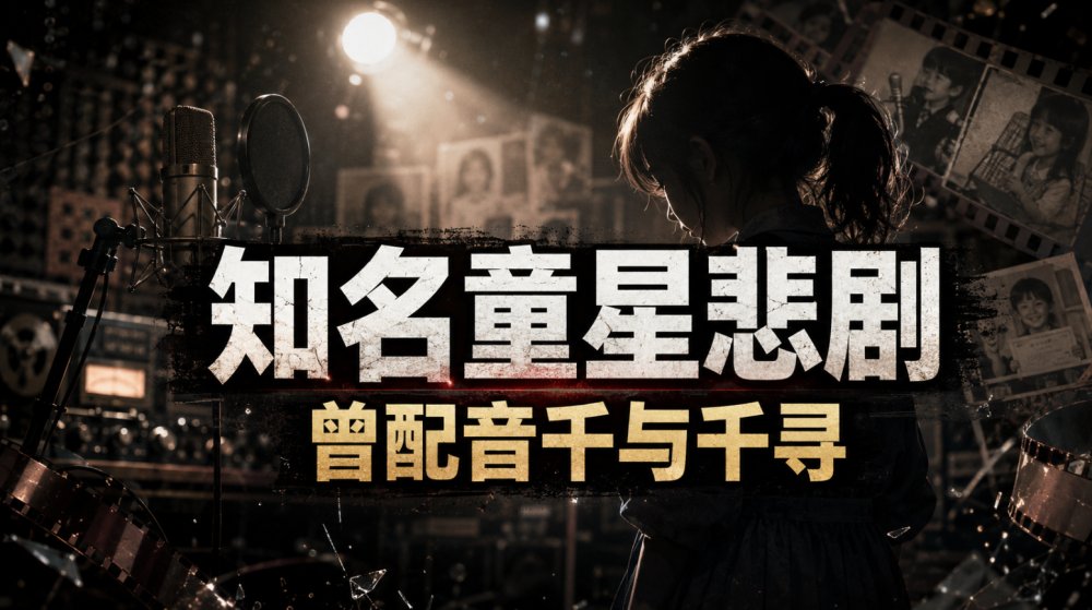 知名童星暴毙！曾配音千与千寻，却暴瘦流浪街头？留下百万遗产引来各路吸血鬼...