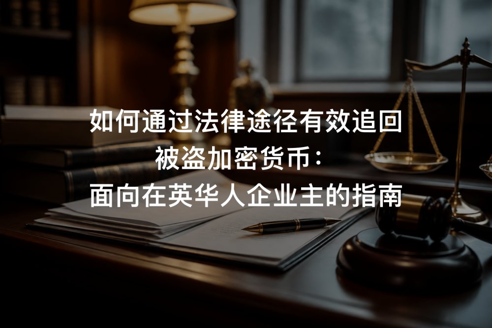 如何通过法律途径有效追回被盗加密货币：面向在英华人企业主的指南