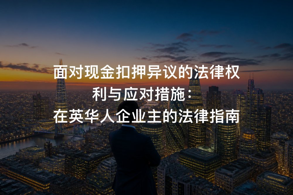 面对现金扣押异议的法律权利与应对措施：在英华人企业主的法律指南