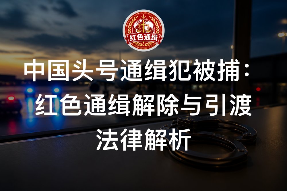 中国头号通缉犯被捕：红色通缉解除与引渡法律解析