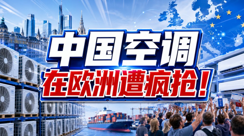 中国空调在欧洲遭疯抢！禁止外墙打孔？高额安装费？卡BUG的救大命...