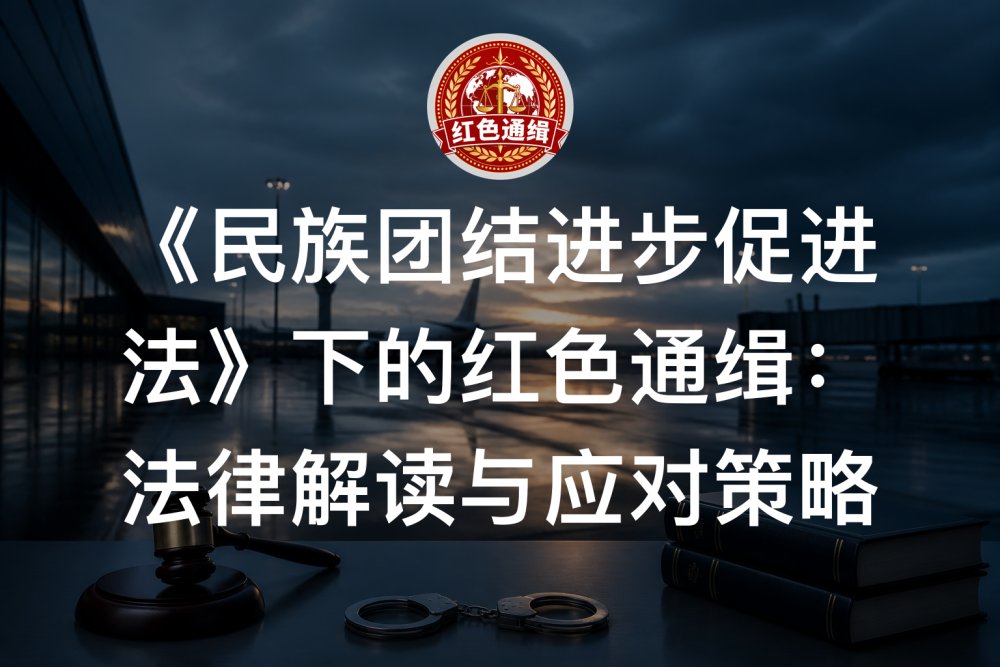 《民族团结进步促进法》下的红色通缉：法律解读与应对策略
