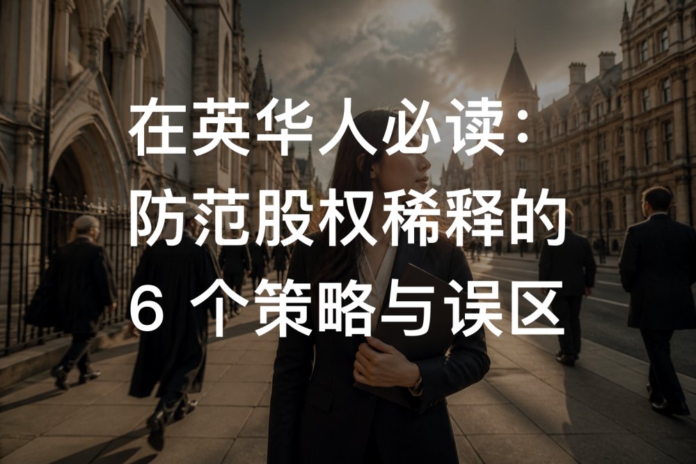 在英华人必读：防范股权稀释的 6 个策略与误区
