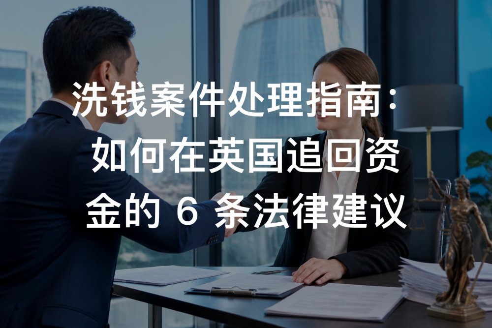 洗钱案件处理指南：如何在英国追回资金的 6 条法律建议