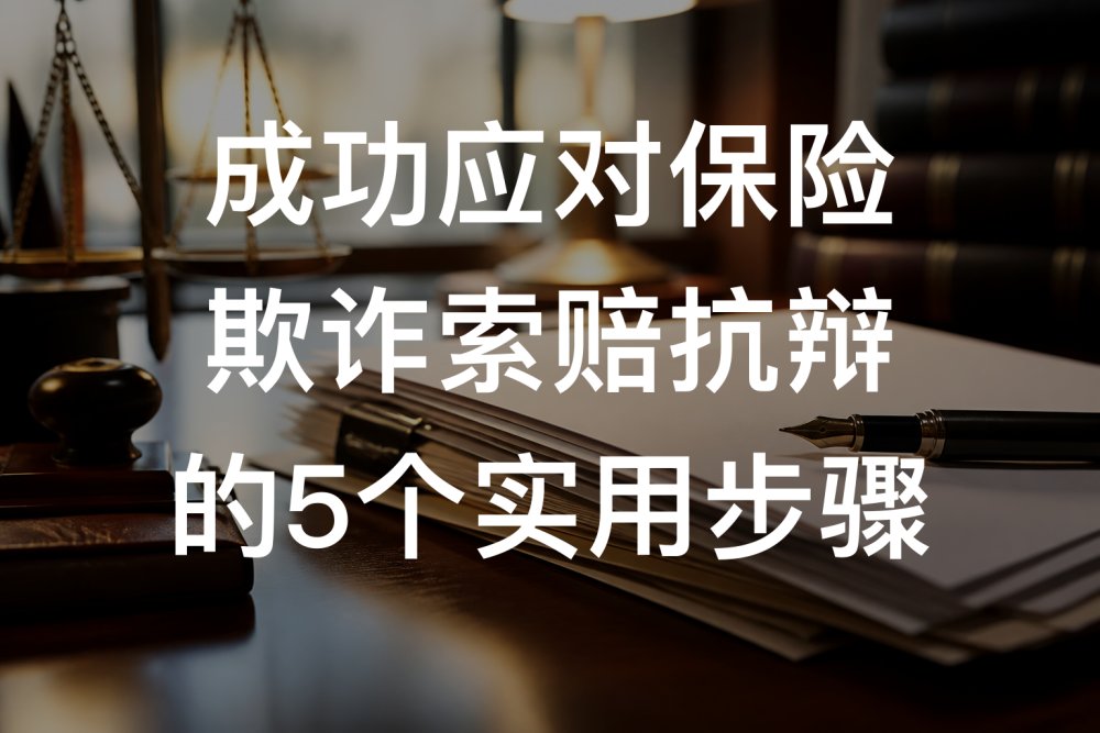 成功应对保险欺诈索赔抗辩的5个实用步骤