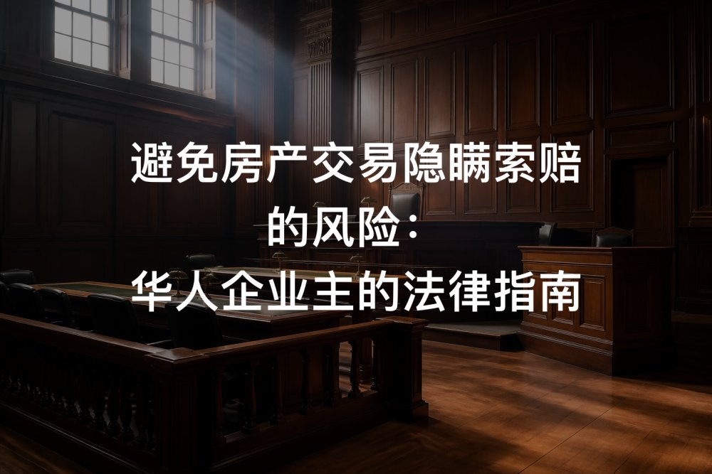 避免房产交易隐瞒索赔的风险：华人企业主的法律指南