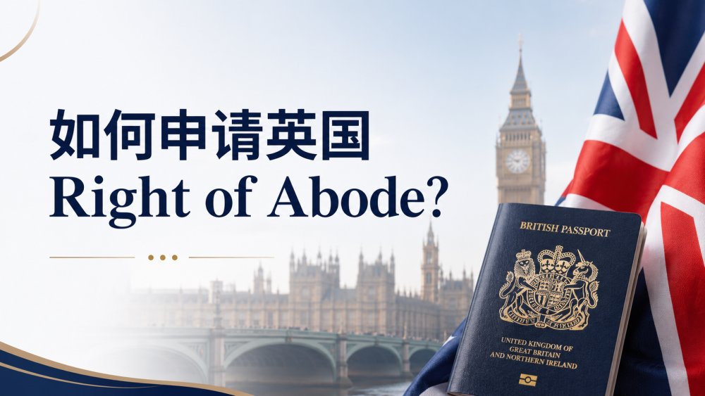 在中国如何申请英国 Right of Abode？