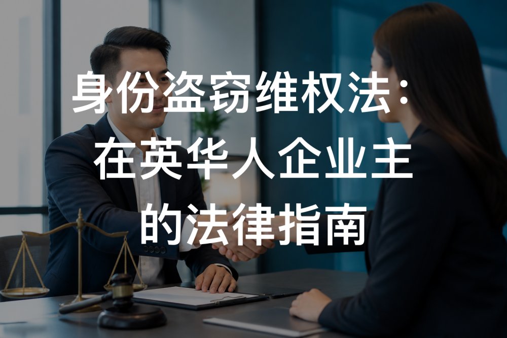 身份盗窃维权法：在英华人企业主的法律指南