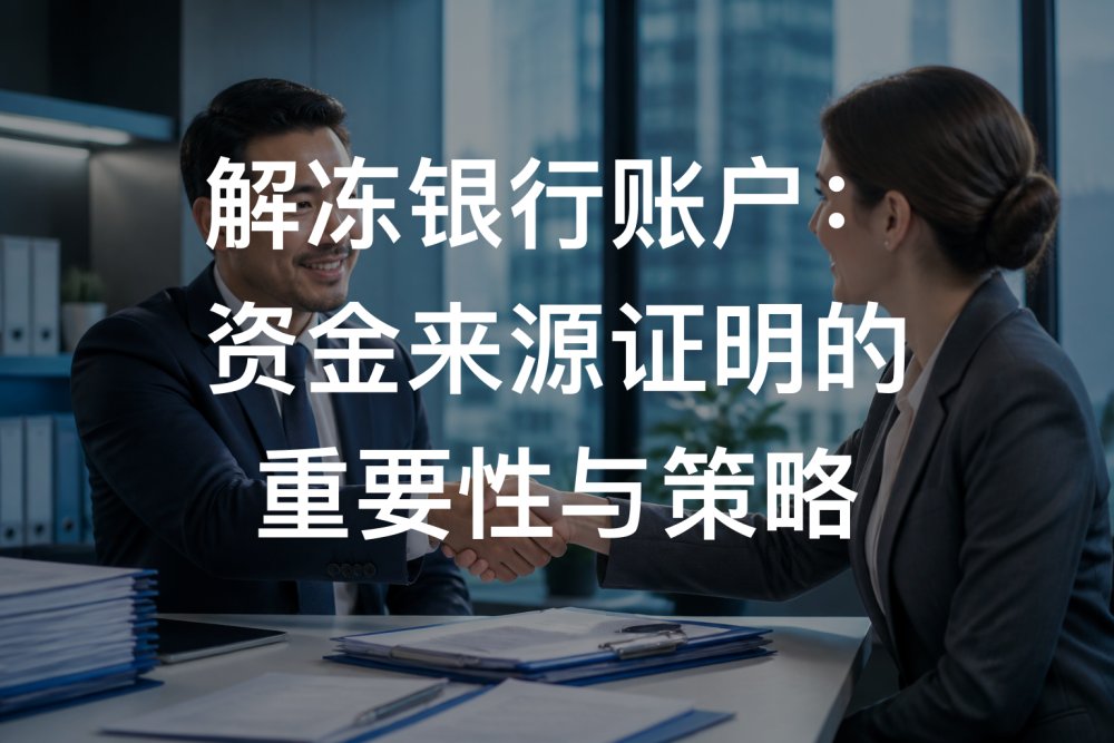解冻银行账户：资金来源证明的重要性与策略
